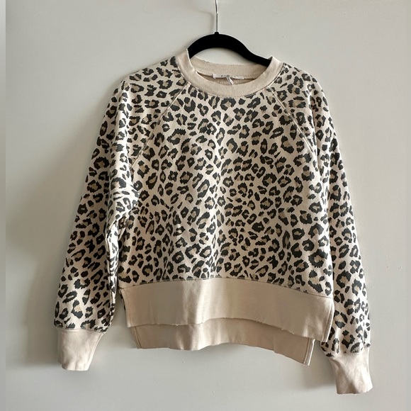 FRAME Leopard Crewneck Sweater - Picture 5 of 11